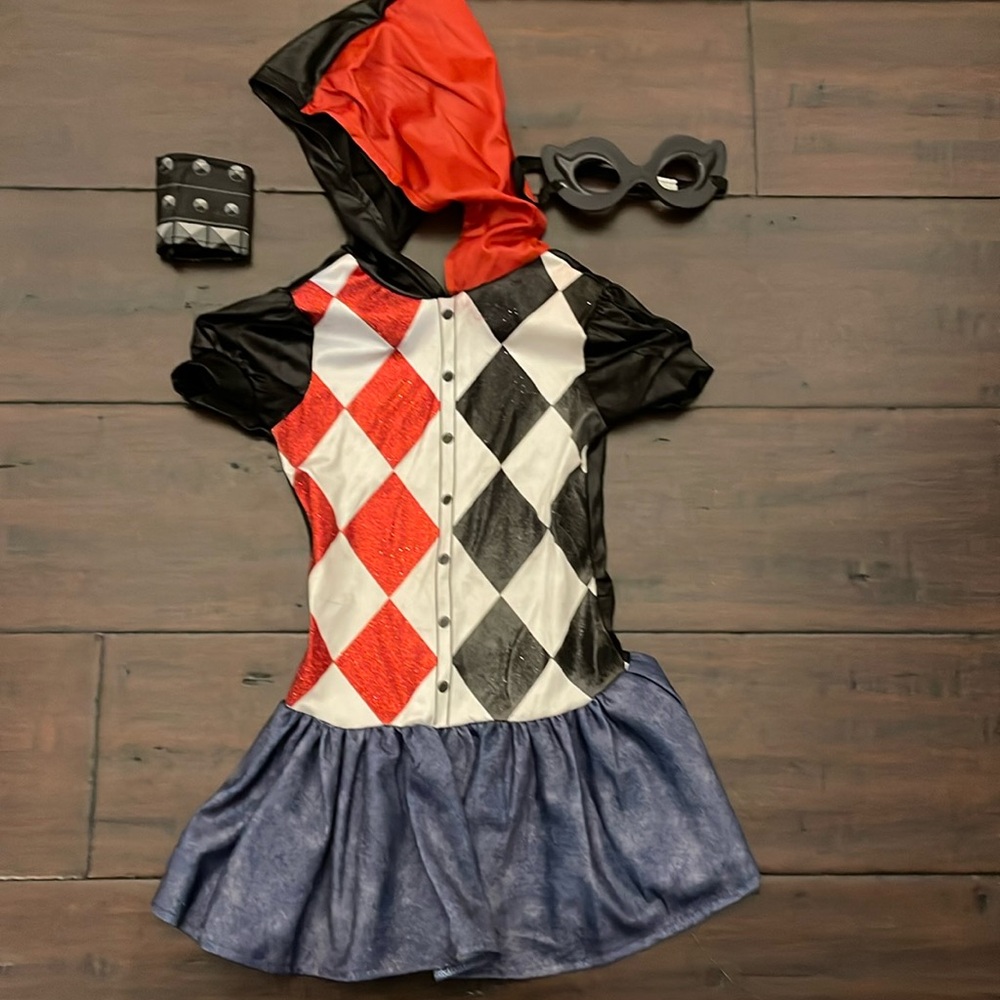 Rubie's Costume Kids DC Superhero Girls Harley Quinn Costume, SM ,Blue